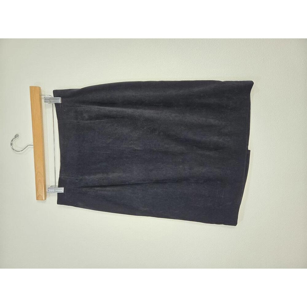 Briggs New York Black Suede Skirt vintage size 8